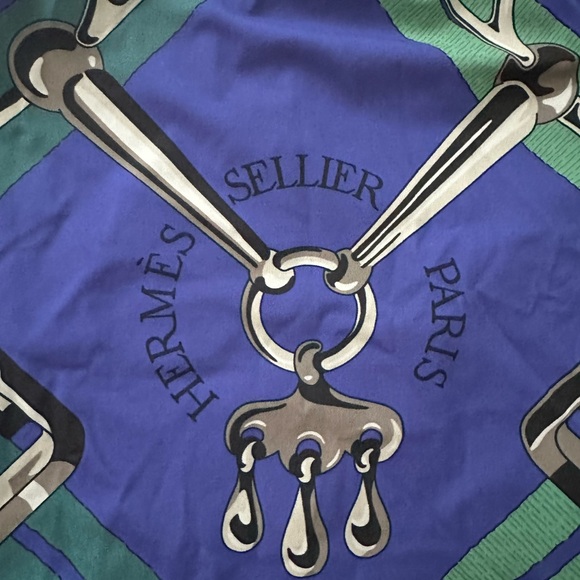 Hermes Blue and Green One Piece Swimsuit - Picture 3 of 5